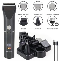 Mens Trimmer Set for Face, Hair and Body |
