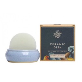 Handmade Shaving Soap and  Ceramic Dish